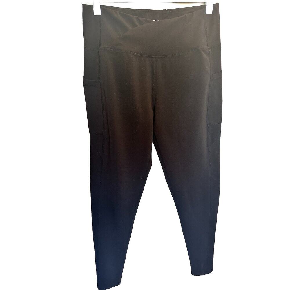 Level Up Active - Women’s black leggings breathable & sculpt Size Large